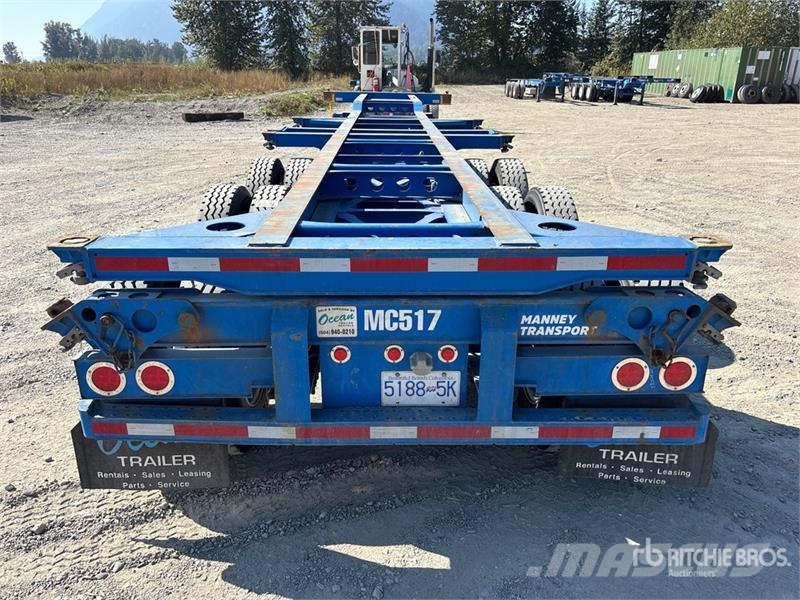 CIMC CB45M3OTC00 Tri/A Extendable Container Trailer Containerframe trailers