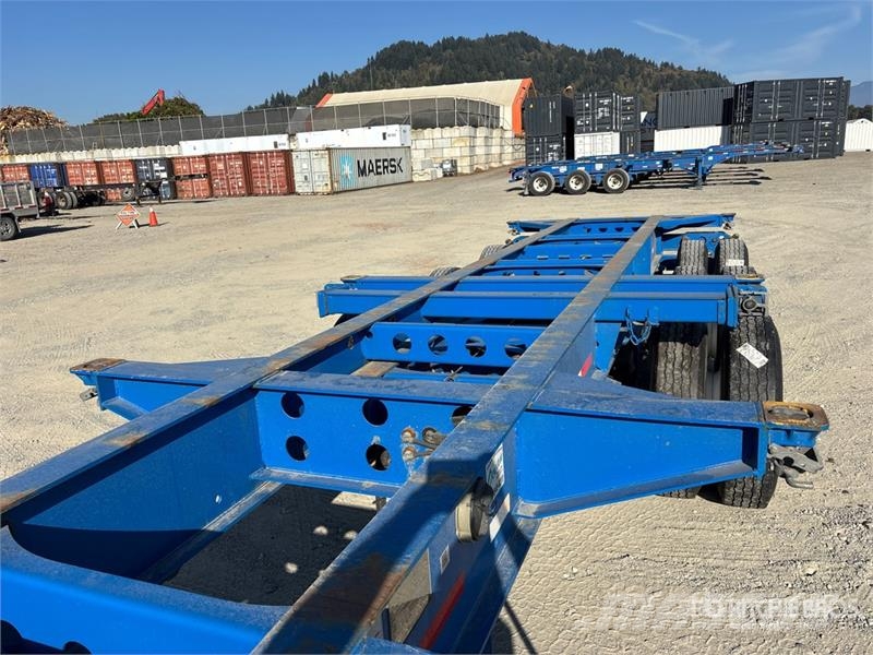 CIMC CB45M3OTC00 Tri/A Extendable Container Trailer Прицепы-Контейнеровозы