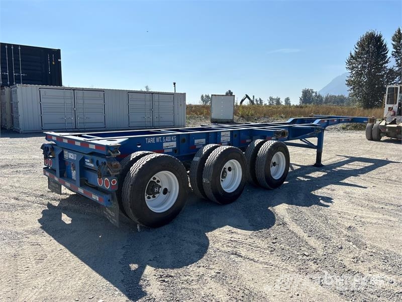 CIMC CB45M3OTC00 Tri/A Extendable Container Trailer Containerframe trailers