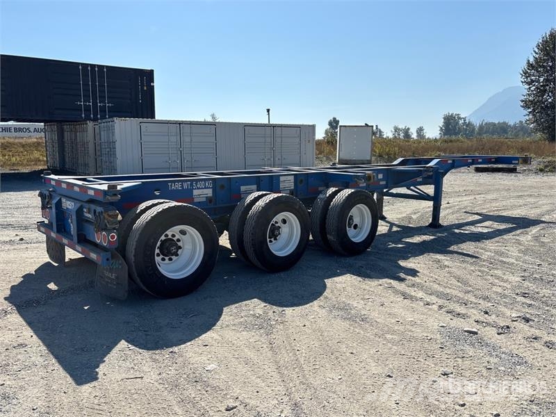 CIMC CB45M3OTC00 Tri/A Extendable Container Trailer Containerframe trailers