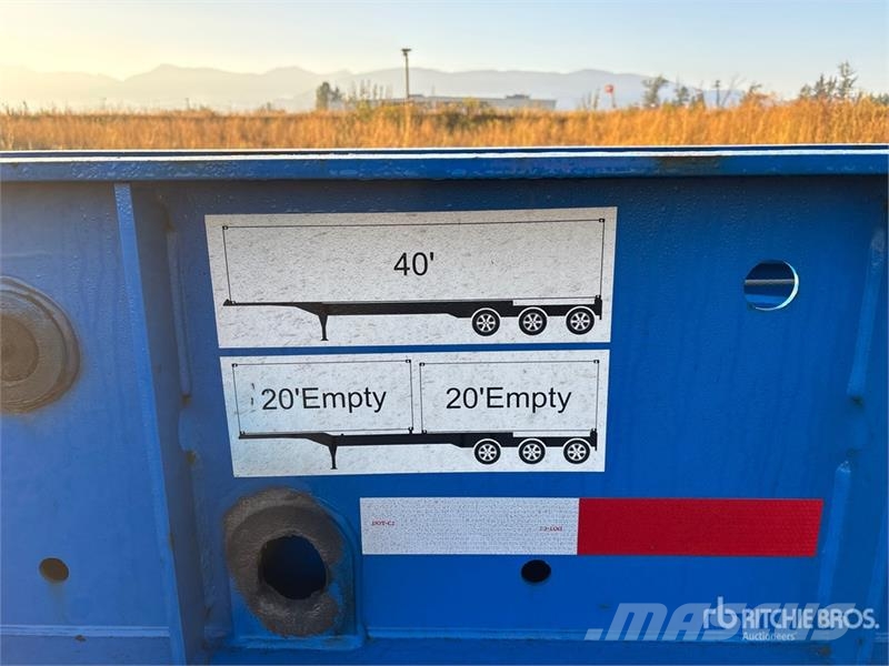 CIMC CB45M3OTC00 Tri/A Extendable Container Trailer Täyskonttiperävaunut