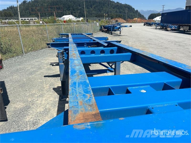 CIMC CB45M3OTC00 Tri/A Extendable Container Trailer Remolques portacontenedores
