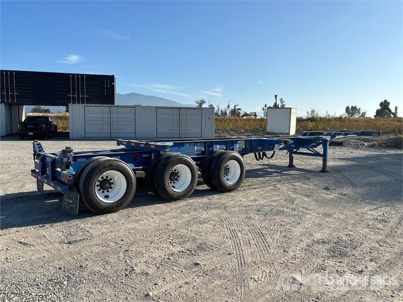 CIMC CB45M3OTC00 Tri/A Extendable Container Trailer Konteineriekrāvēji