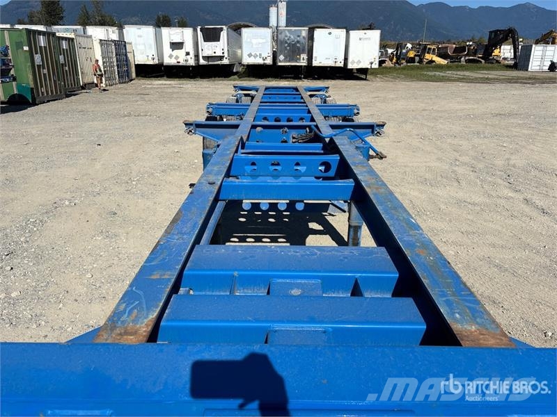 CIMC CB45M3OTC00 Tri/A Extendable Container Trailer Remolques portacontenedores