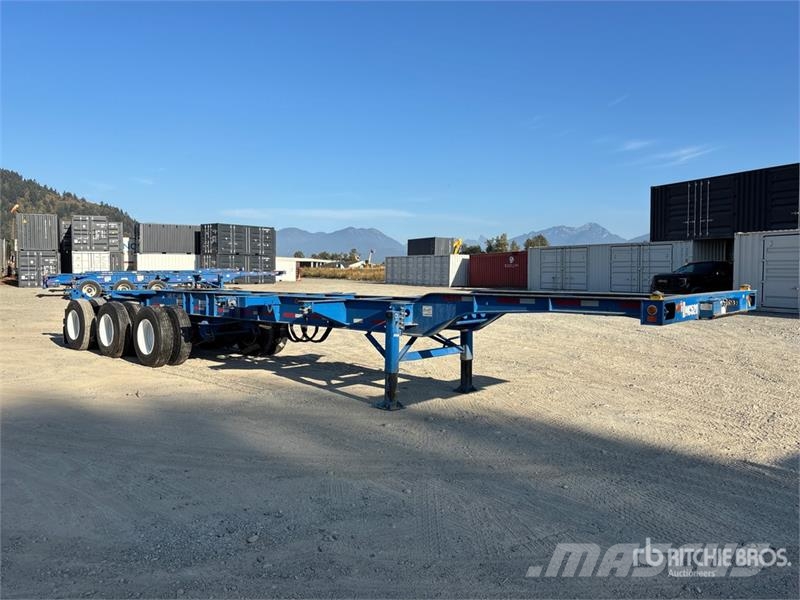 CIMC CB45M3OTC00 Tri/A Extendable Container Trailer Konteineriekrāvēji
