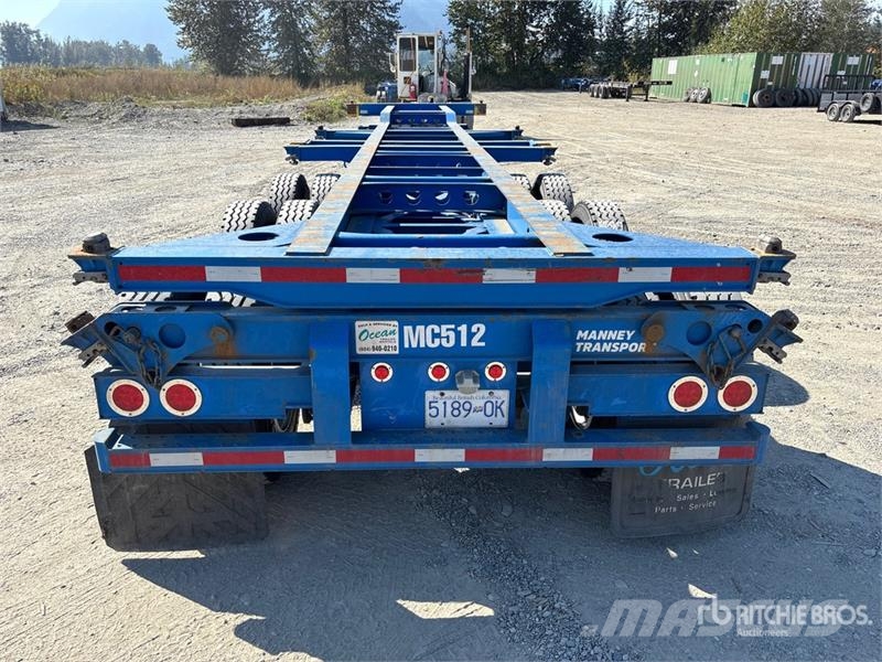 CIMC CB45M3OTC00 Tri/A Extendable Container Trailer Containerframe trailers