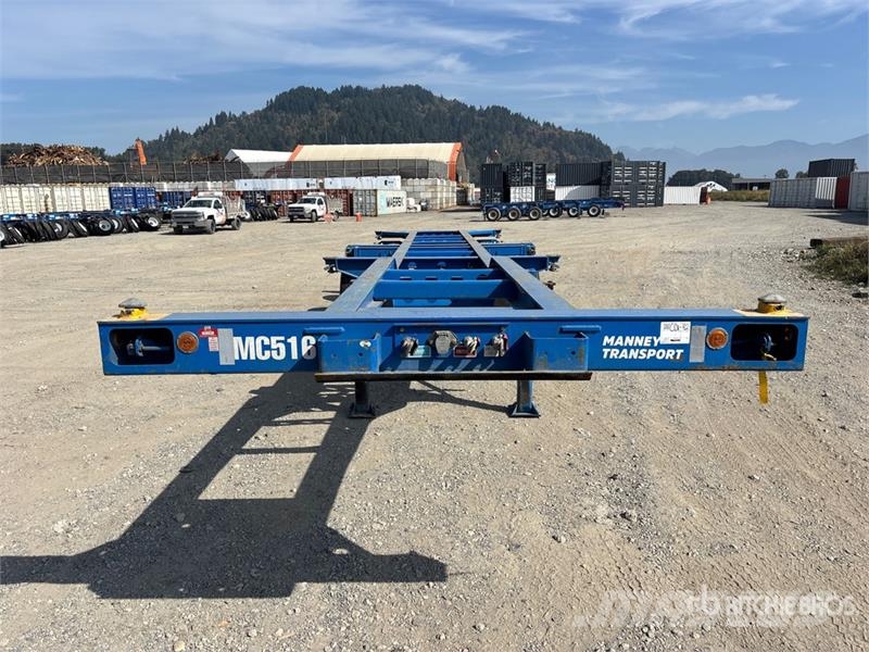 CIMC CB45M3OTC00 Tri/A Extendable Container Trailer Remorque porte container