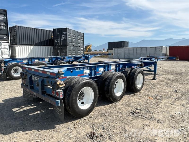 CIMC CB45M3OTC00 Tri/A Extendable Container Trailer Täyskonttiperävaunut