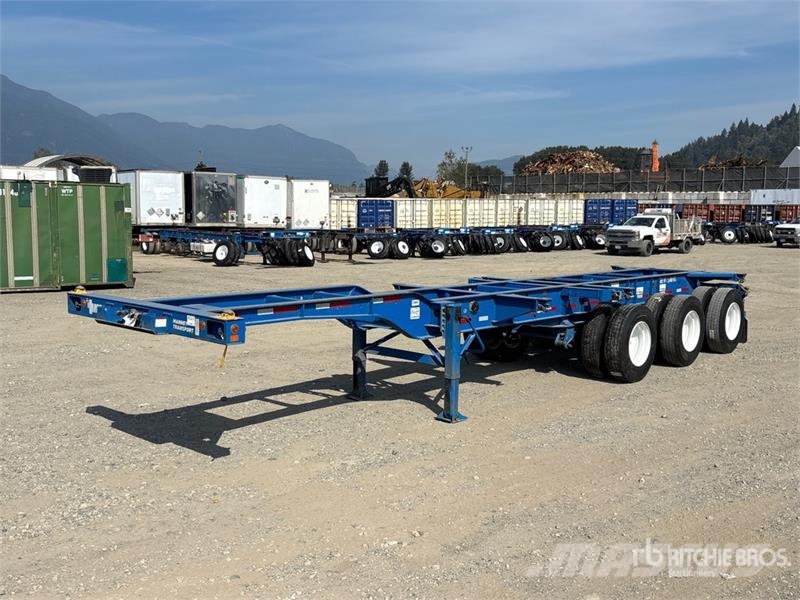 CIMC CB45M3OTC00 Tri/A Extendable Container Trailer Remorque porte container