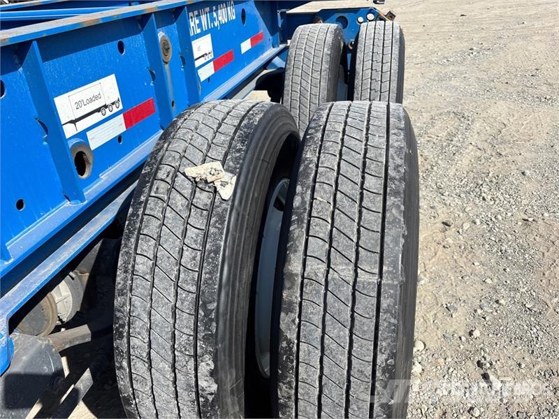 CIMC CB45M3OTC00 Tri/A Extendable Container Trailer Remorque porte container