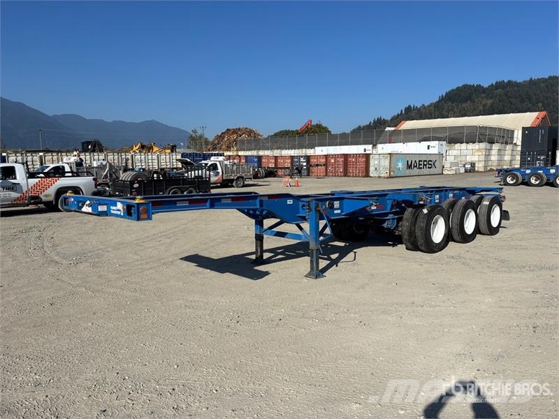 CIMC CB45M3OTC00 Tri/A Extendable Container Trailer Прицепы-Контейнеровозы