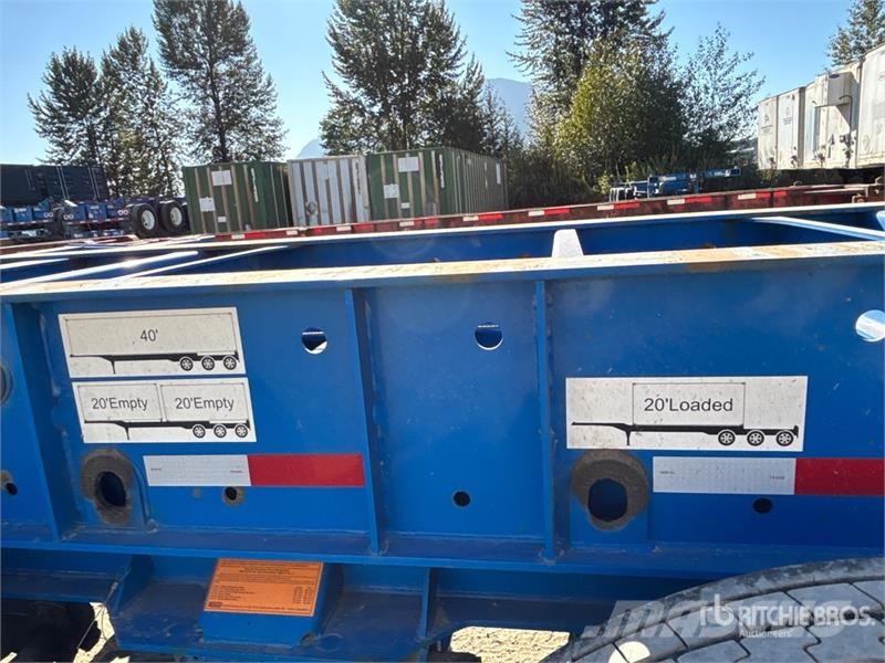 CIMC CB45M3OTC00 Tri/A Extendable Container Trailer Containerhenger