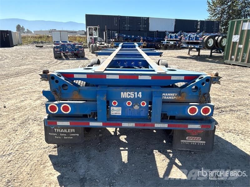 CIMC CB45M3OTC00 Tri/A Extendable Container Trailer Remolques portacontenedores