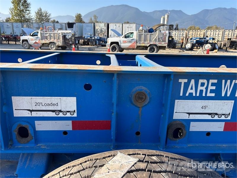 CIMC CB45M3OTC00 Tri/A Extendable Container Trailer Konteineriekrāvēji