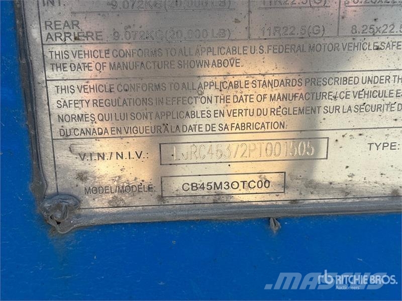 CIMC CB45M3OTC00 Tri/A Extendable Container Trailer Täyskonttiperävaunut