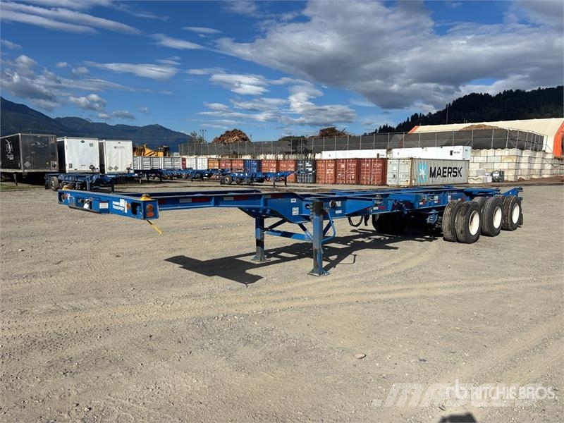 CIMC CB45M3OTC00 Tri/A Extendable Container Trailer Remolques portacontenedores