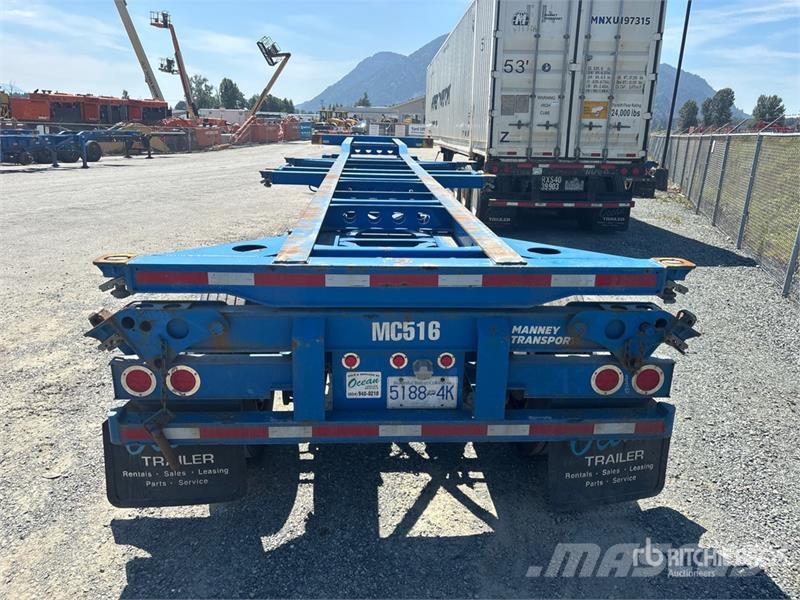 CIMC CB45M3OTC00 Tri/A Extendable Container Trailer Remolques portacontenedores