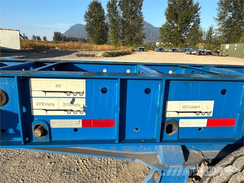 CIMC CB45M3OTC00 Tri/A Extendable Container Trailer Reboques Containerframe
