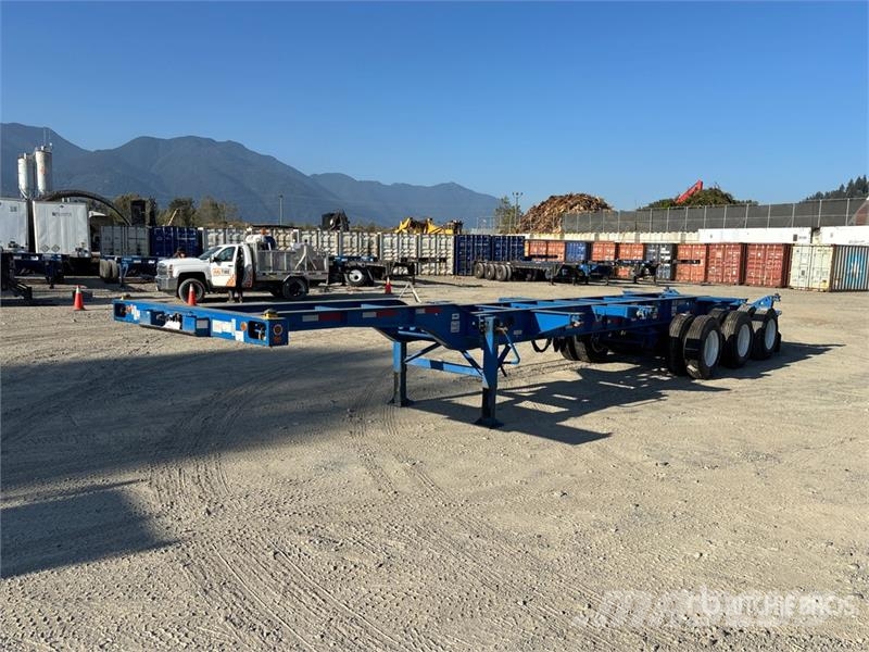 CIMC CB45M3OTC00 Tri/A Extendable Container Trailer Konteineriekrāvēji