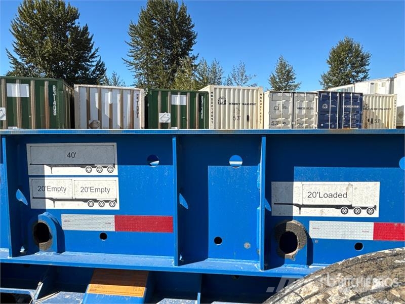 CIMC CB45M3OTC00 Tri/A Extendable Container Trailer Remolques portacontenedores