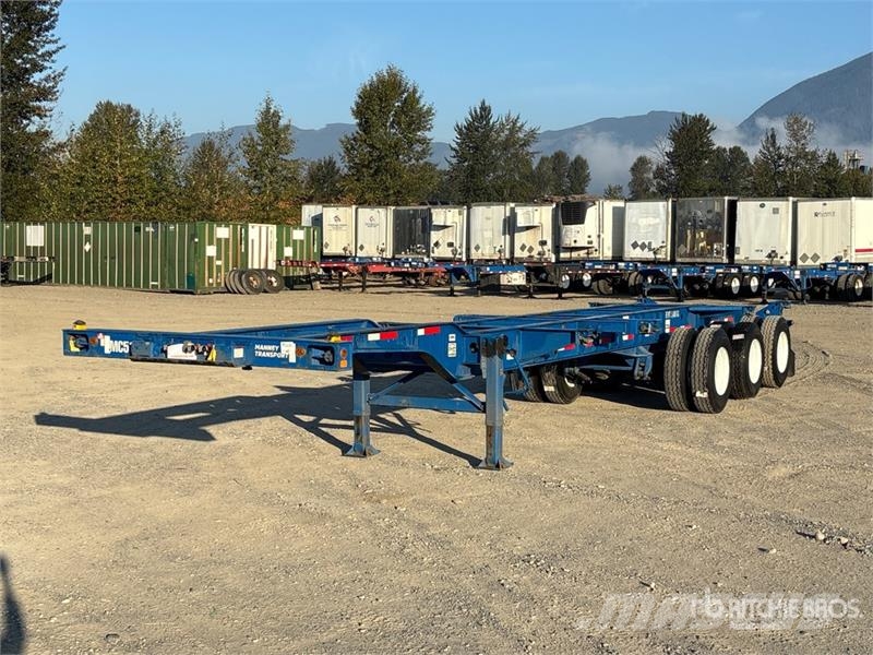 CIMC CB45M3OTC00 Tri/A Extendable Container Trailer Reboques Containerframe