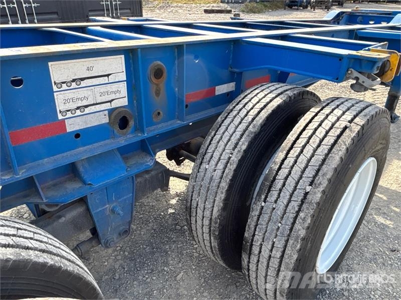 CIMC CB45M3OTC00 Tri/A Extendable Container Trailer Konteinerveohaagised