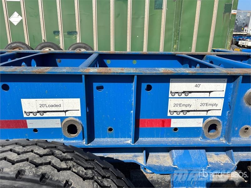 CIMC CB45M3OTC00 Tri/A Extendable Container Trailer Containerframe trailers