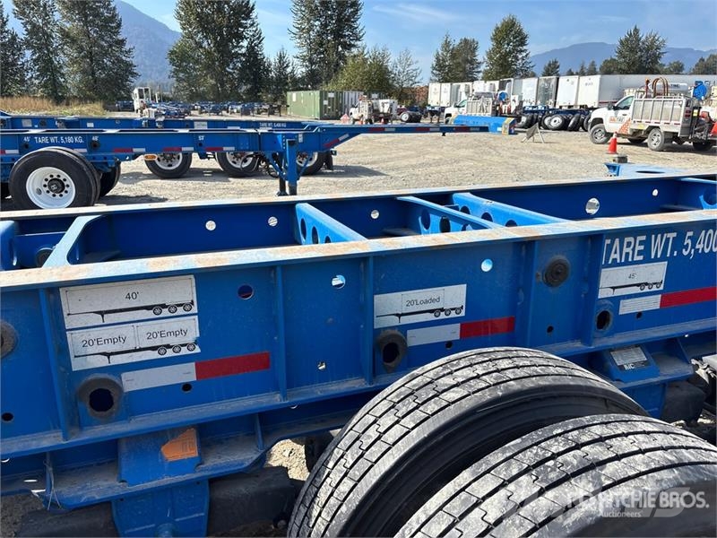 CIMC CB45M3OTC00 Tri/A Extendable Container Trailer Täyskonttiperävaunut