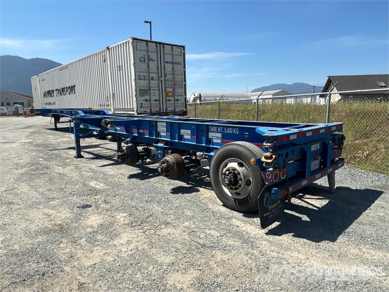 CIMC CB45M3OTC00 Tri/A Extendable Container Trailer Remolques portacontenedores