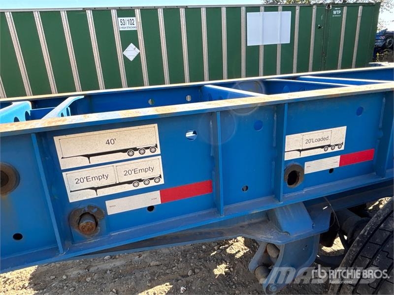 CIMC CB45M3OTC00 Tri/A Extendable Container Trailer Containerhenger