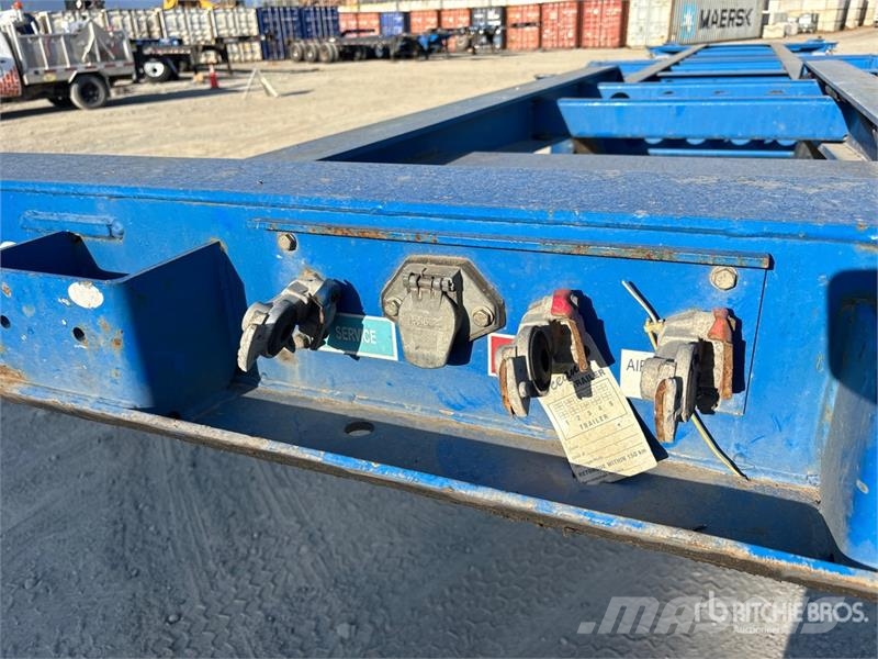 CIMC CB45M3OTC00 Tri/A Extendable Container Trailer Konteineriekrāvēji