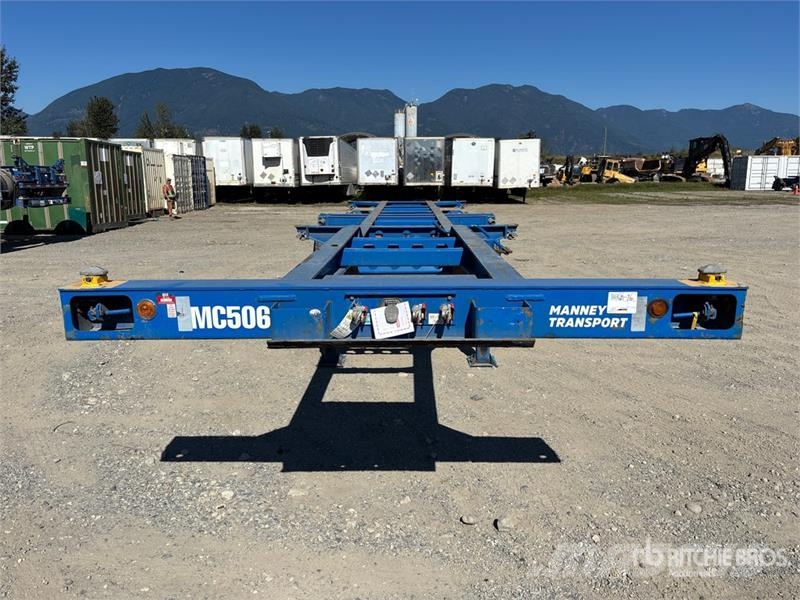 CIMC CB45M3OTC00 Tri/A Extendable Container Trailer Remolques portacontenedores