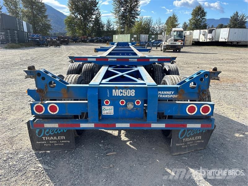 CIMC CB45M3OTC00 Tri/A Extendable Container Trailer Remolques portacontenedores
