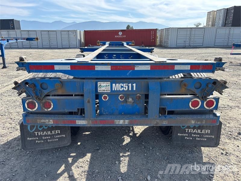 CIMC CB45M3OTC00 Tri/A Extendable Container Trailer Täyskonttiperävaunut