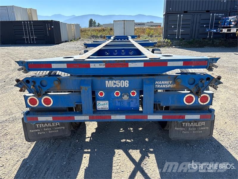 CIMC CB45M3OTC00 Tri/A Extendable Container Trailer Remolques portacontenedores