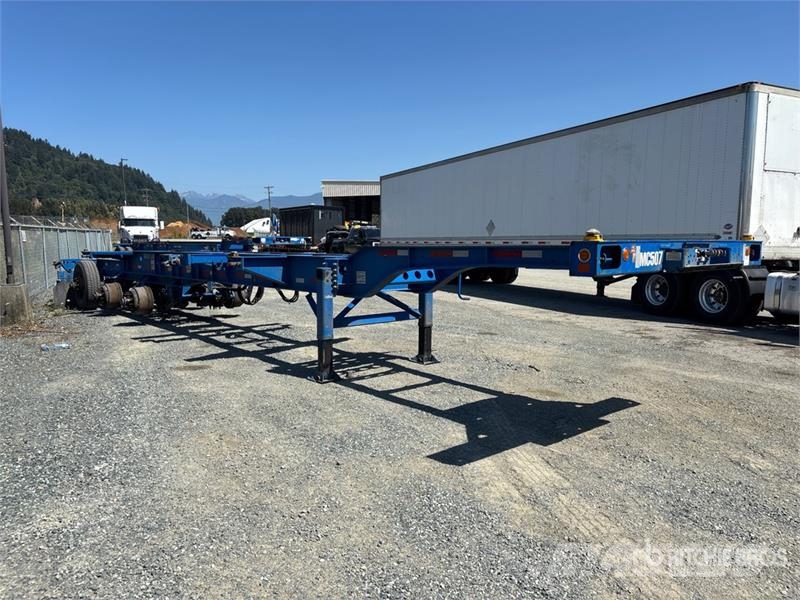 CIMC CB45M3OTC00 Tri/A Extendable Container Trailer Konteineriekrāvēji