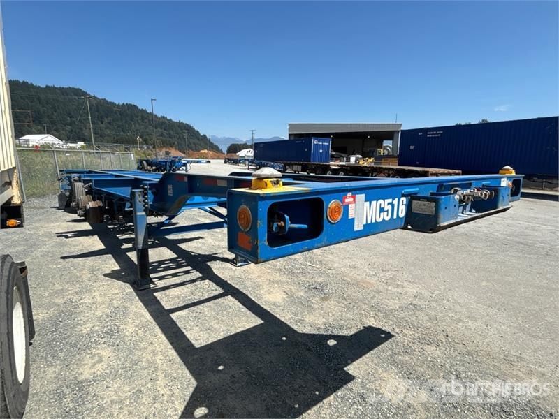 CIMC CB45M3OTC00 Tri/A Extendable Container Trailer Remolques portacontenedores