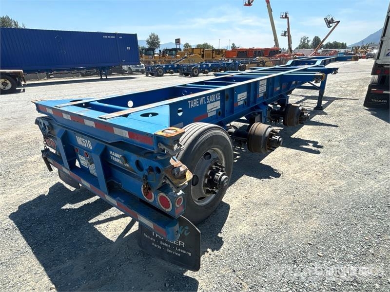 CIMC CB45M3OTC00 Tri/A Extendable Container Trailer Remolques portacontenedores