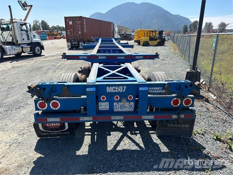 CIMC CB45M3OTC00 Tri/A Extendable Container Trailer Konteineriekrāvēji