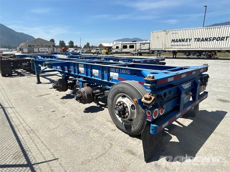 CIMC CB45M3OTC00 Tri/A Extendable Container Trailer Прицепы-Контейнеровозы