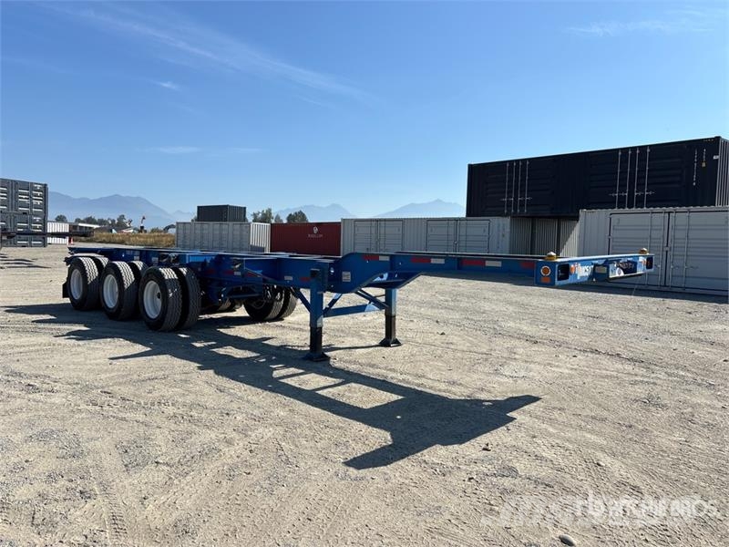 CIMC CB45M3OTC00 Tri/A Extendable Container Trailer Containerframe trailers