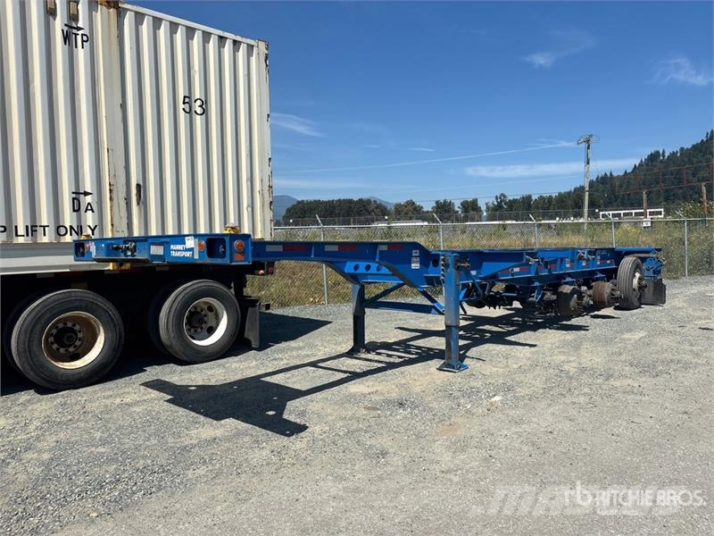 CIMC CB45M3OTC00 Tri/A Extendable Container Trailer Remolques portacontenedores