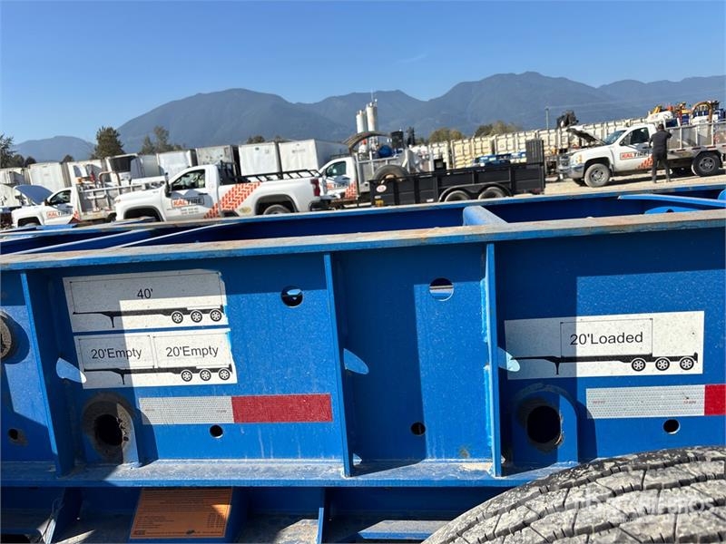 CIMC CB45M3OTC00 Tri/A Extendable Container Trailer Прицепы-Контейнеровозы