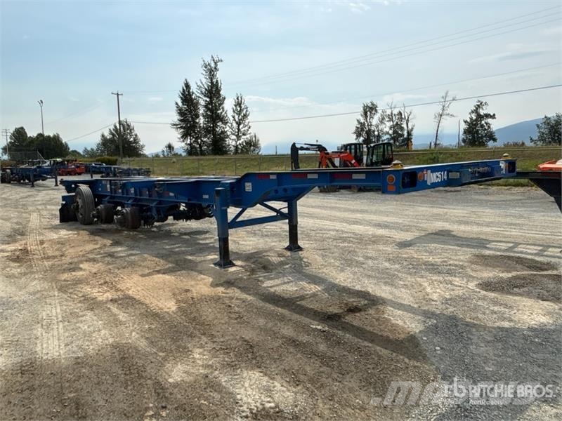 CIMC CB45M3OTC00 Tri/A Extendable Container Trailer مقطورات حاويات