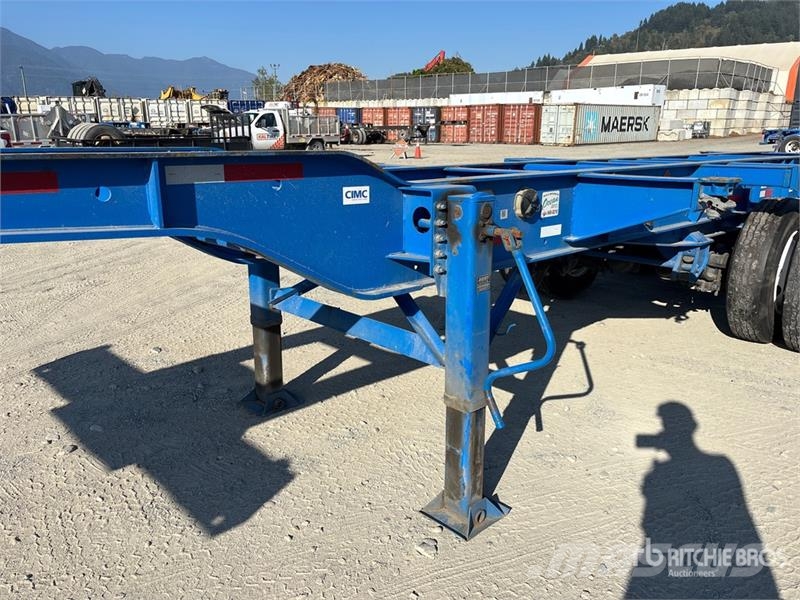 CIMC CB45M3OTC00 Tri/A Extendable Container Trailer Прицепы-Контейнеровозы