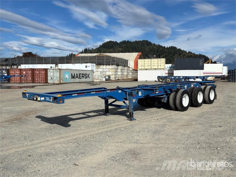 CIMC CB45M3OTC00 Tri/A Extendable Container Trailer Konteinerveohaagised