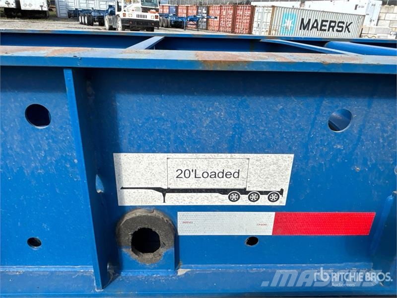 CIMC CB45M3OTC00 Tri/A Extendable Container Trailer Konteinerveohaagised
