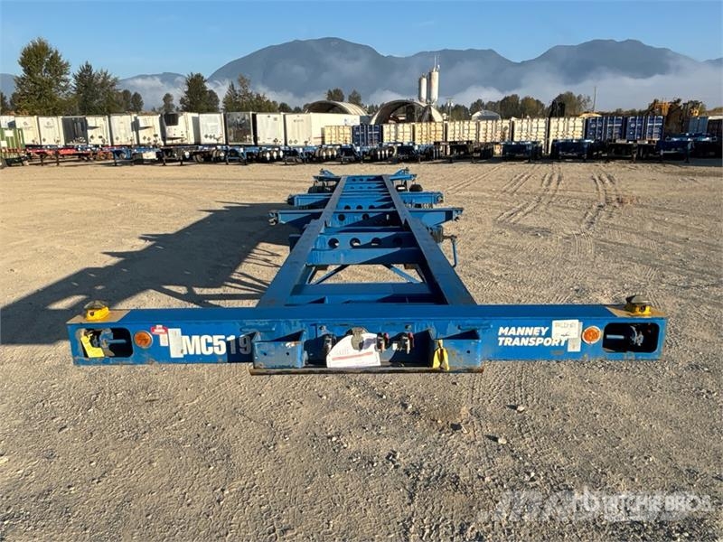 CIMC CB45M3OTC00 Tri/A Extendable Container Trailer Reboques Containerframe