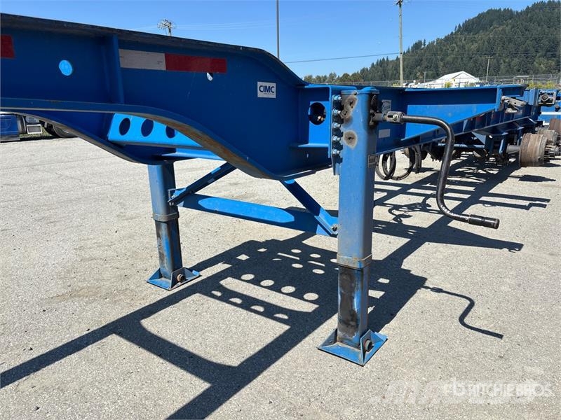 CIMC CB45M3OTC00 Tri/A Extendable Container Trailer Remolques portacontenedores