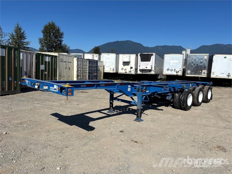 CIMC CB45M3OTC00 Tri/A Extendable Container Trailer Remolques portacontenedores